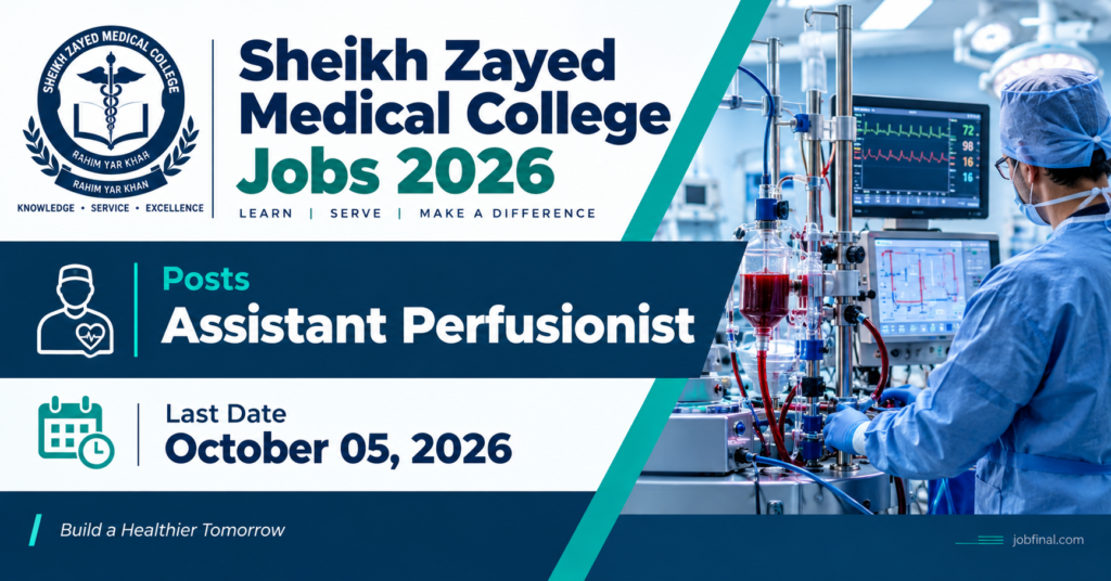 Sheikh Zayed Medical College Jobs 2026