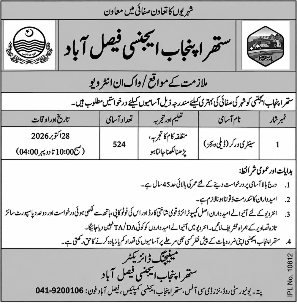 Suthra Punjab Jobs 2026