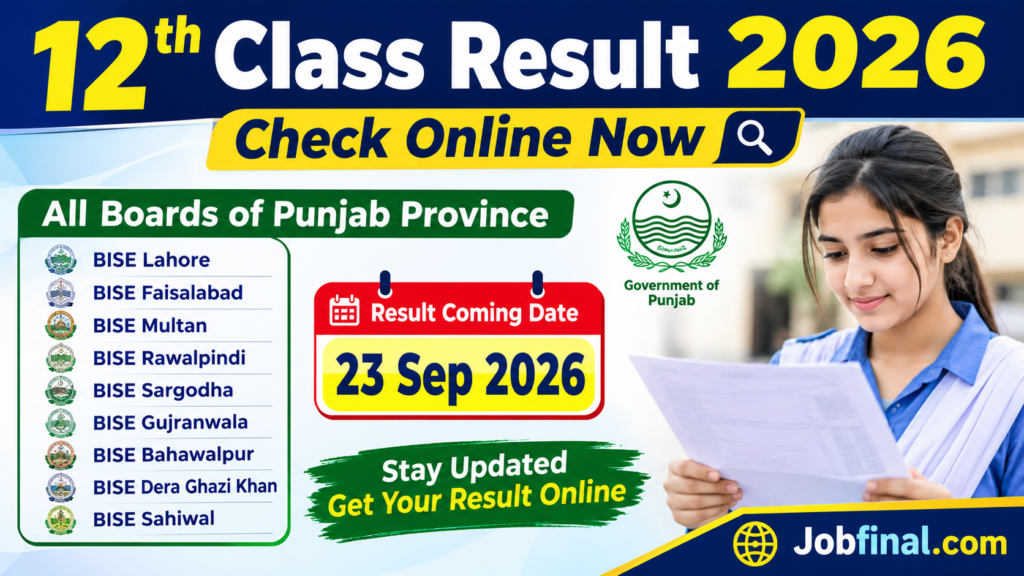 12 Class Result 2026-Online Check Now