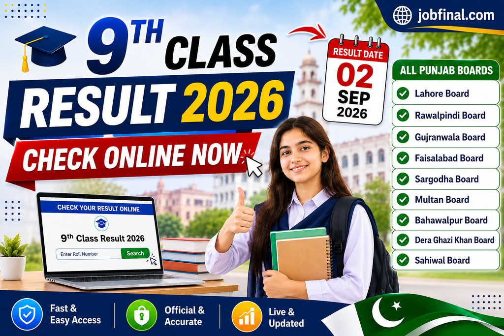 9th Class Result 2026-Check Online Now