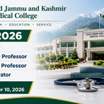 Azad Jammu and Kashmir Medical College Jobs 2026-Latest Vacancies