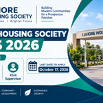 Lahore Housing Society Jobs 2026-Apply Online