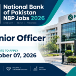 National Bank of Pakistan NBP Jobs 2026 – Senior Officer