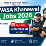 WASA Khanewal Jobs 2026 – Apply Online