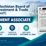 Balochistan Board of Investment & Trade Jobs 2026