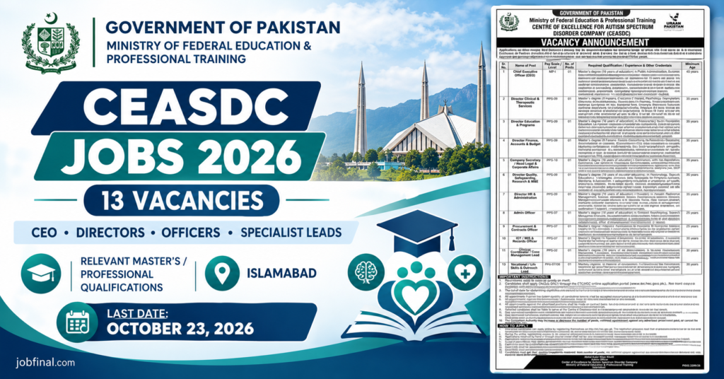Ministry of Federal Education Jobs 2026