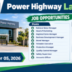 Power Highway Company Lahore Jobs 2026