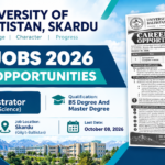 University of Baltistan UOBS Jobs 2026